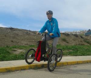 Paciente Daño Cerebral en Triciclo