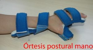 Ortesis postural de mano