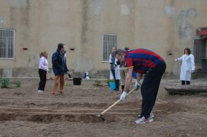 Huerto urbano en vithas Valencia al Mar. Terapia Ocupacional