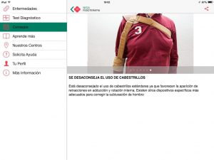 app sanitaria de daño cerebral para móvil y tablet