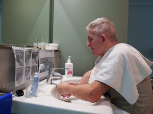 Higiene personal amnesia post traumática