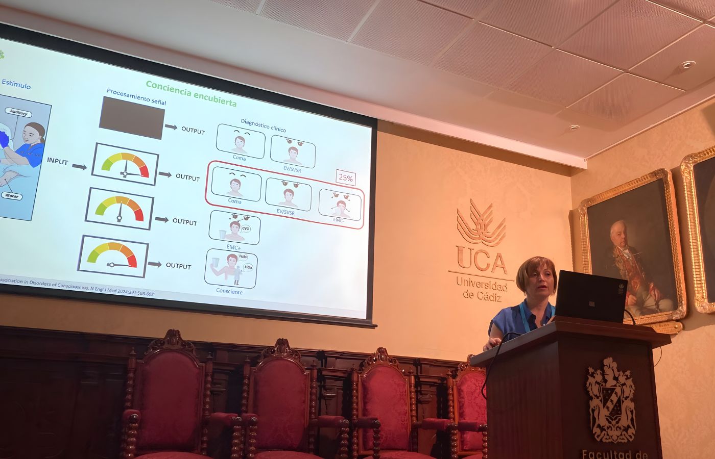Ponencia en la Uiversidad de Cádiz de la Dra. Loles Navarro sobre la Evaluación de los Estados Alterados de Consciencia